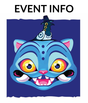 The words event info above a Derby and Sussie from K-Pop Demon Hunters