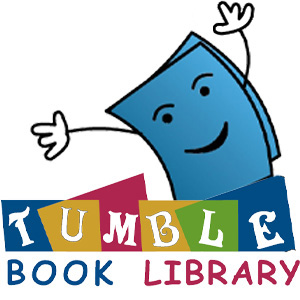 Illustration of a happy book for the Tumblebook Library