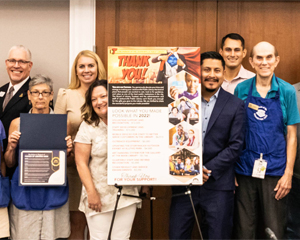 Friends of the Library Friends of the Library posing for a photo
