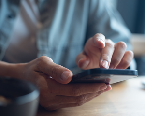 Library Notifications texting via a mobile device