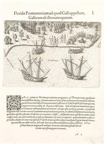 Plate I. The Promontory of Florida, at Which the French Touched; Named by Them the French Promontory