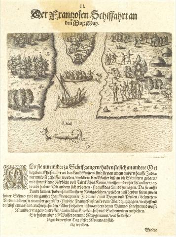 Plate II. The French Sail to the River of May