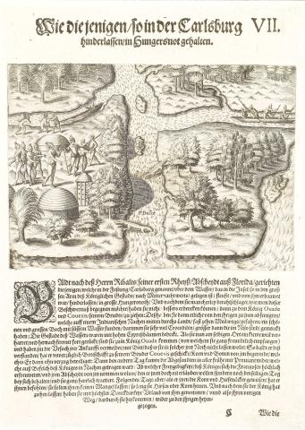 Plate VII. The French Left in Fort Charles Suffer the Scarcity of Provisions