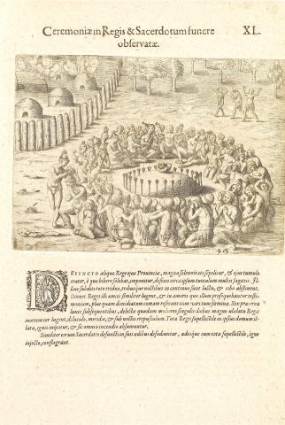 Plate XL. Funeral Ceremonies in Honour of the Kings and Priests