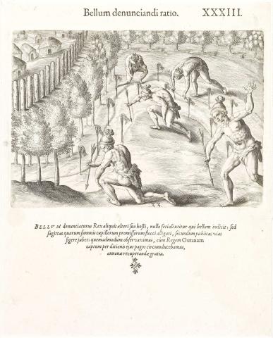 Plate XXXIII. How the Indians Declare War