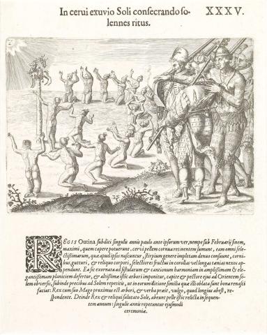 Plate XXXV. The Solemn Consecration of the Skin of a Stag to the Sun