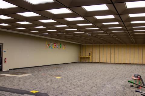 Webb Library Children's area reno begins