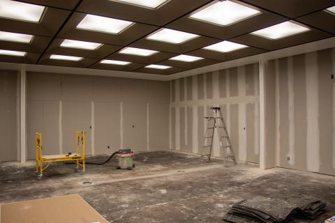 Webb Wesconnett Regional Library Children's Area Drywall