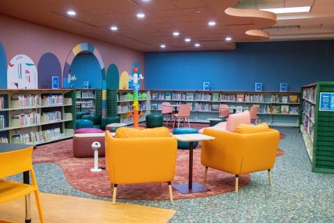 Photo of a reading nook