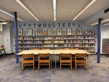 First floor meeting space at Brentwood Library