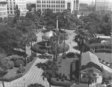 Hemming Park aerial view